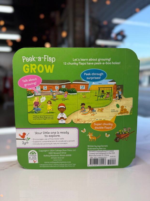 Peek-a-Flap “Grow” Chlidren’s Book