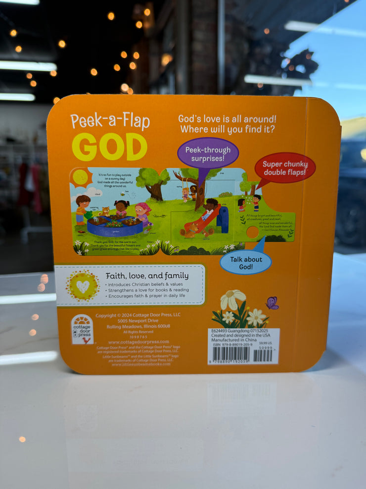 Peek-a-Flap “God” Chlidren’s Book