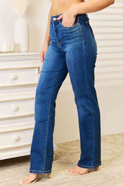 Judy Blue Full Size Straight Leg Jeans with Pockets