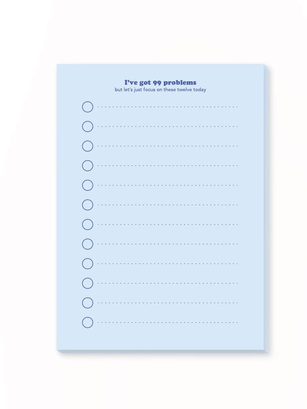 99 Problems Notepad